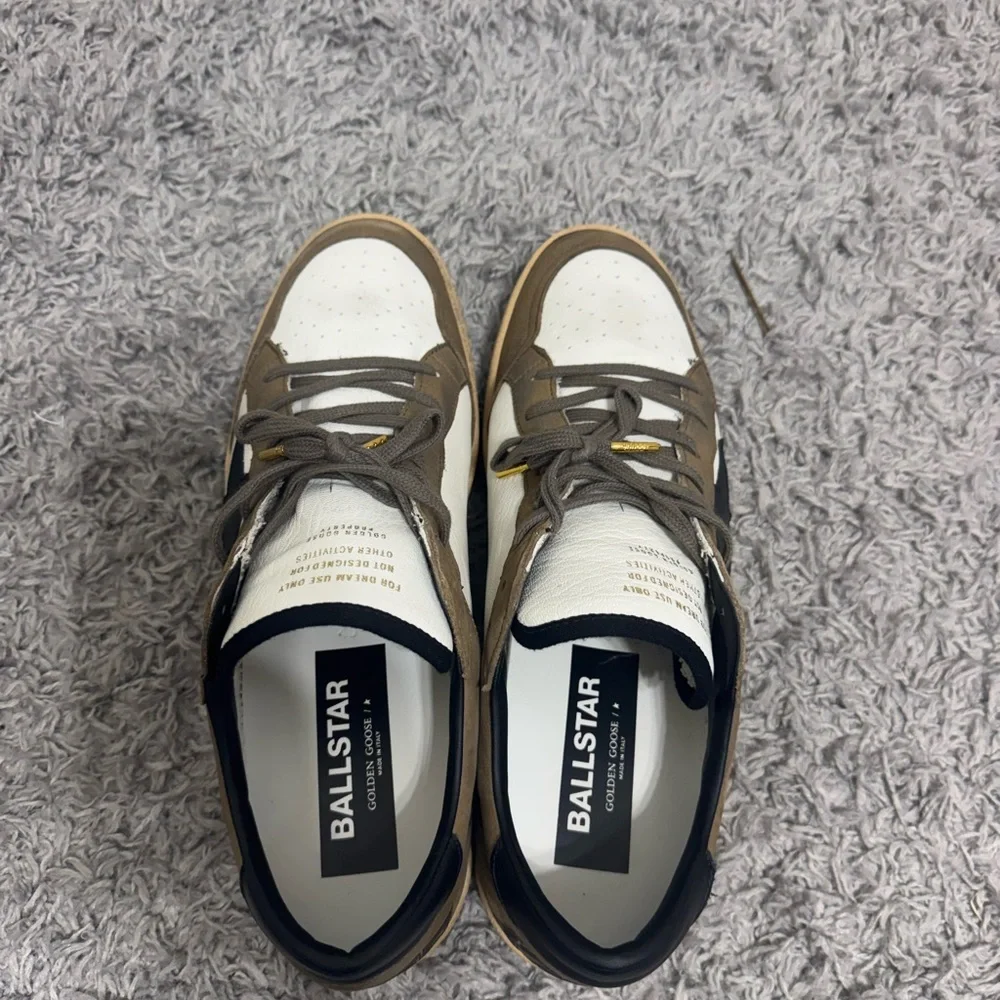 Golden Goose Men's Black and Brown Sneakers - Picture 5 of 15